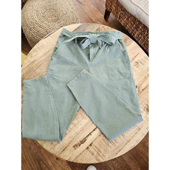 Vineyard Vines High Waisted Utility Pants Women's Size 2 Olive Green - Picture 4 of 9